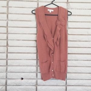 M Banana Republic Dusty Rose Colored Sweater Vest